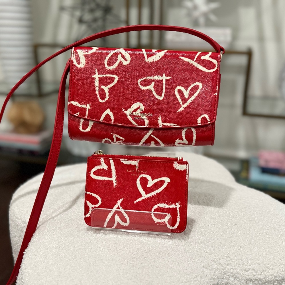 Kate Spade Heart Sketch Crossbody Set - Picture 4 of 7